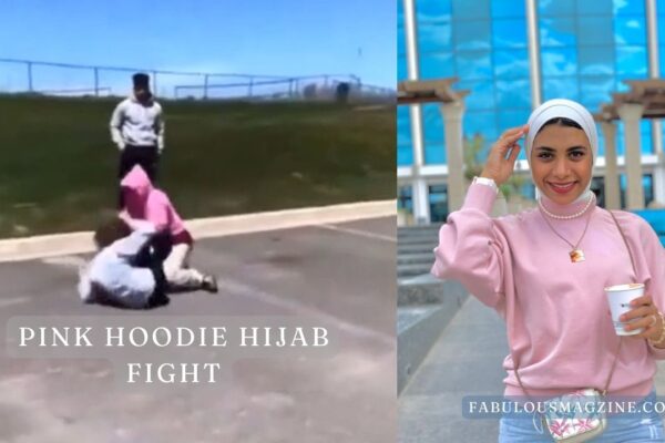 Pink Hoodie Hijab Fight