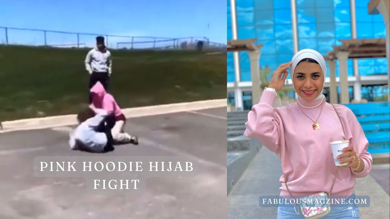 Pink Hoodie Hijab Fight