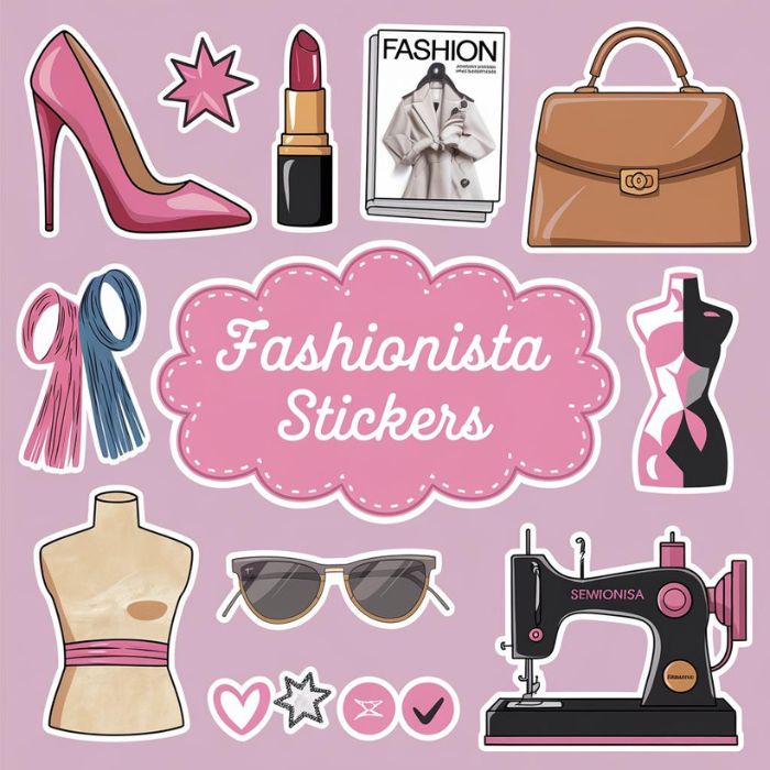 Fashionista Stickers