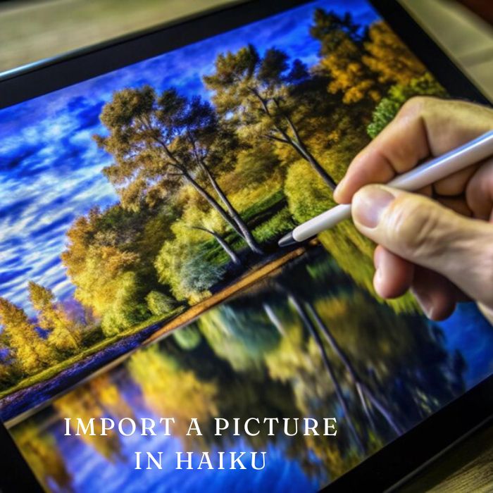 import a picture in haiku